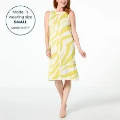 "As Is" WynneCollection Double Knit Jacquard Sweater Dress -Dresses Shop as is wynnecollection double knit jacquard sweater dres d 2023030715590387838512 alt11