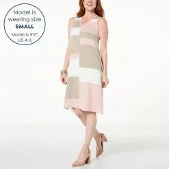 "As Is" WynneCollection Intarsia Striped Sweater Dress 12 "As Is" WynneCollection Intarsia Striped Sweater Dress -Dresses Shop as is wynnecollection intarsia striped sweater dress d 2023040416044148844857 alt10