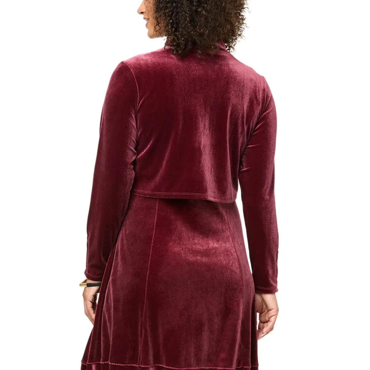 "As Is" WynneLayers Cropped Velvet Cardigan 4 "As Is" WynneLayers Cropped Velvet Cardigan - Image 2