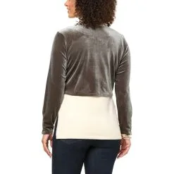 "As Is" WynneLayers Cropped Velvet Cardigan 16 "As Is" WynneLayers Cropped Velvet Cardigan -Dresses Shop as is wynnelayers cropped velvet cardigan d 20221102123413383830765 alt1