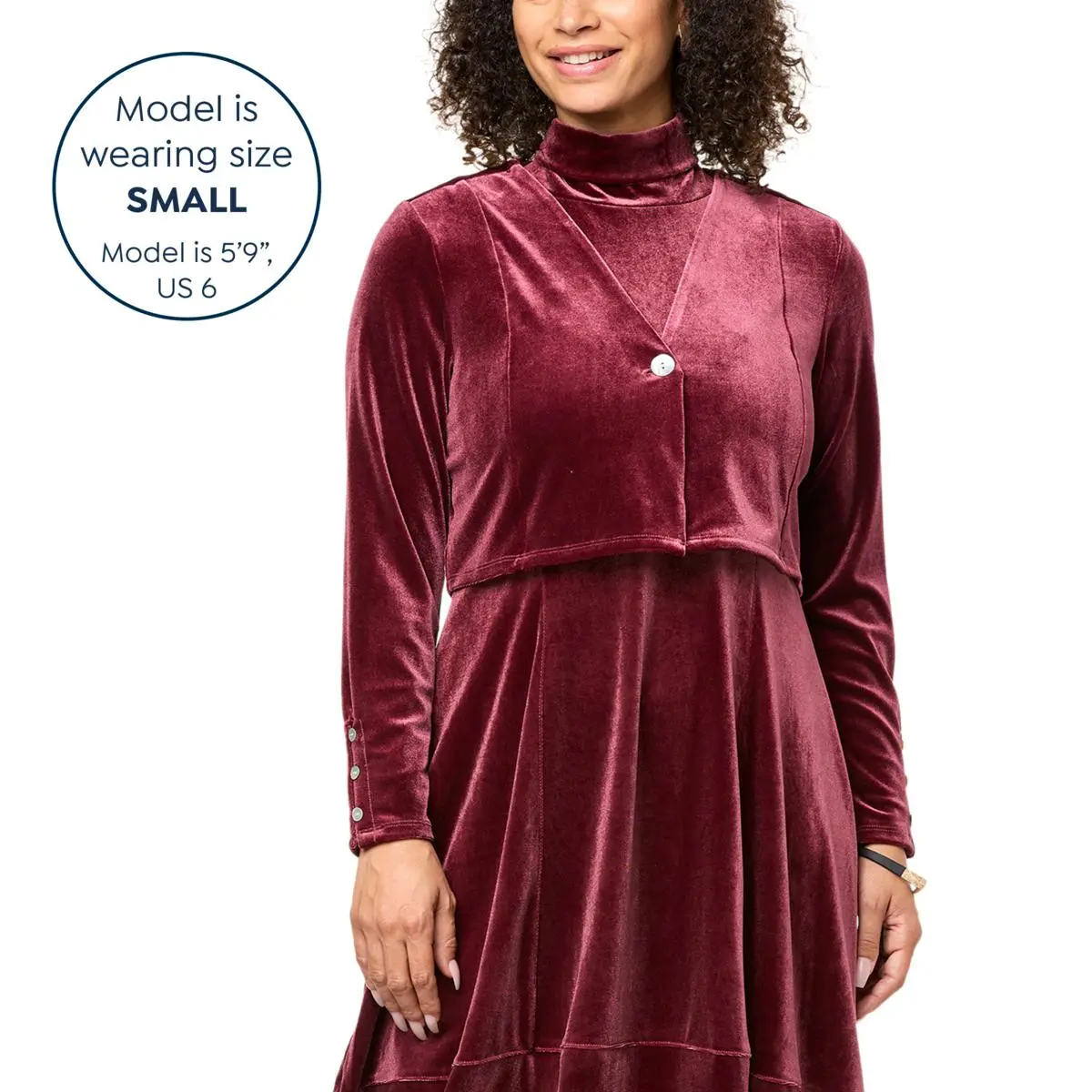 "As Is" WynneLayers Cropped Velvet Cardigan 7 "As Is" WynneLayers Cropped Velvet Cardigan - Image 5