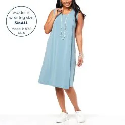 "As Is" WynneLayers Matte Jersey Double Layer Dress -Dresses Shop as is wynnelayers matte jersey double layer dress d 2022082611532421822175 alt12