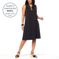 "As Is" WynneLayers Matte Jersey Double Layer Dress -Dresses Shop as is wynnelayers matte jersey double layer dress d 2022082611534074822175 alt10