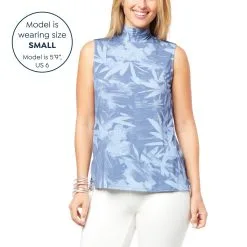 "As Is" WynneLayers Mock-Neck Viscose Sleeveless Top -Dresses Shop as is wynnelayers mock neck viscose sleeveless top d 20220803084232533818515 alt12