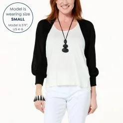 "As Is" WynneLayers "Sleeves Please" Shrug Sweater -Dresses Shop as is wynnelayers sleeves please shrug sweater d 20230405110845417844852 alt10