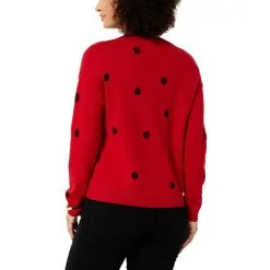 "As Is" WynneLayers SoftKNIT Distressed Dot Sweater -Dresses Shop as is wynnelayers softknit distressed dot sweater d 20230130161817033837742 alt1