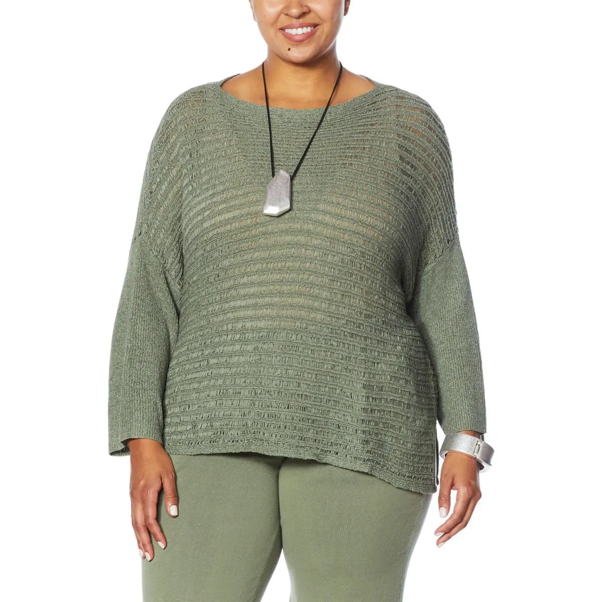 "As Is" WynneLayers Unstructured Open Stitch Sweater 5 "As Is" WynneLayers Unstructured Open Stitch Sweater - Image 3