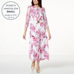 C Wonder By Christian Siriano Puffed Sleeve Mixed Media Maxi Dress -Dresses Shop c wonder by christian siriano puffed sleeve mixed media d 2023042114244185829700 alt12