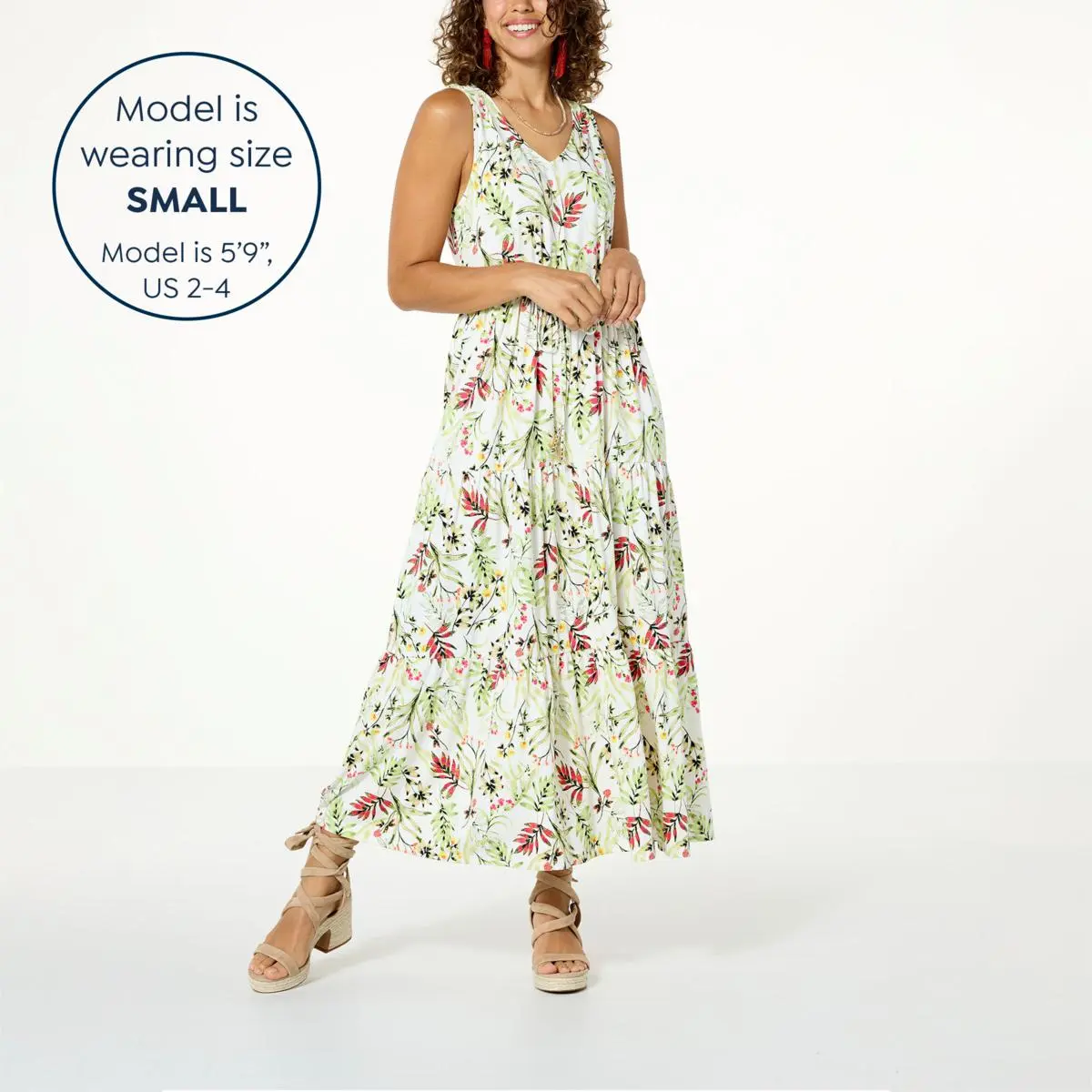 C Wonder By Christian Siriano Tiered Maxi Dress 7 C Wonder By Christian Siriano Tiered Maxi Dress - Image 5