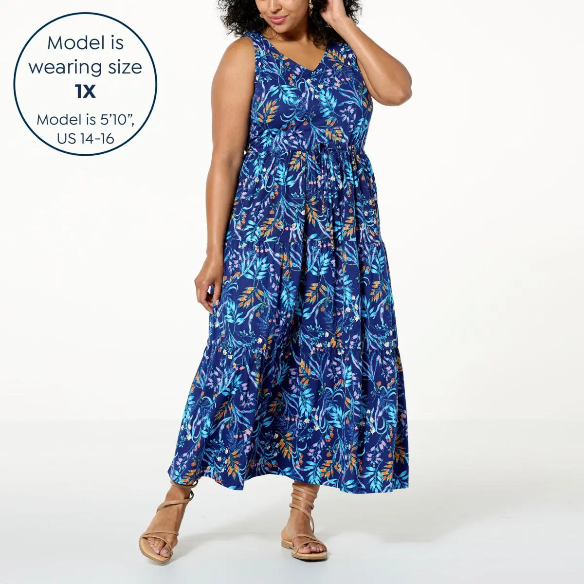 C Wonder By Christian Siriano Tiered Maxi Dress 9 C Wonder By Christian Siriano Tiered Maxi Dress - Image 7