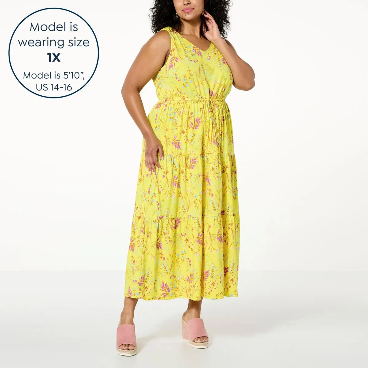 C Wonder By Christian Siriano Tiered Maxi Dress 11 C Wonder By Christian Siriano Tiered Maxi Dress - Image 9