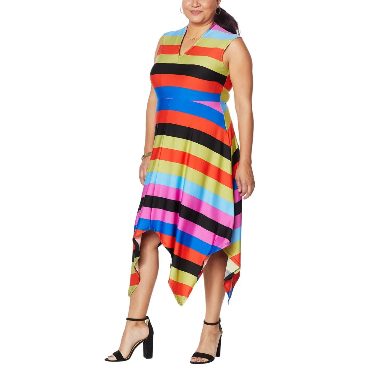 Coldesina Asymmetric Hem Sleeveless Kayla Dress 4 Coldesina Asymmetric Hem Sleeveless Kayla Dress - Image 2