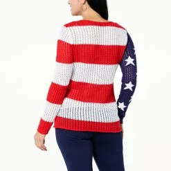 Colleen Lopez Americana Pullover Sweater -Dresses Shop colleen lopez americana pullover sweater d 20230329122549413825019 alt1