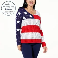 Colleen Lopez Americana Pullover Sweater -Dresses Shop colleen lopez americana pullover sweater d 20230331125440347825019 alt11