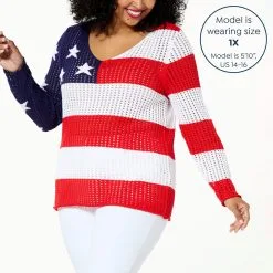Colleen Lopez Americana Pullover Sweater -Dresses Shop colleen lopez americana pullover sweater d 20230331125440377825019 alt21