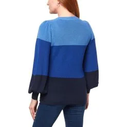 Colleen Lopez Colorblock Balloon-Sleeve Sweater -Dresses Shop colleen lopez colorblock balloon sleeve sweater d 20220830091932403804010 alt1