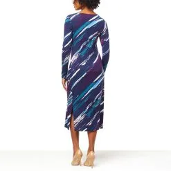 Colleen Lopez Long Sleeve Printed Knit Midi Dress -Dresses Shop colleen lopez long sleeve printed knit midi dress d 2022081810093629804008 alt1