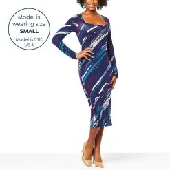 Colleen Lopez Long Sleeve Printed Knit Midi Dress -Dresses Shop colleen lopez long sleeve printed knit midi dress d 20220818110835237804008 alt10