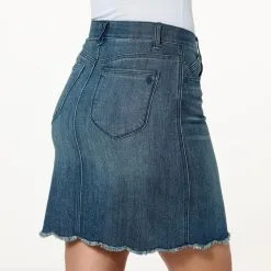 Democracy "Ab"solution® Scalloped-Hem Denim Skirt -Dresses Shop democracy absolution scalloped hem denim skirt d 20230411114041753827707 alt2