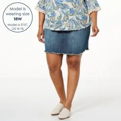 Democracy "Ab"solution® Scalloped-Hem Denim Skirt -Dresses Shop democracy absolution scalloped hem denim skirt d 202304211217225827707 alt21