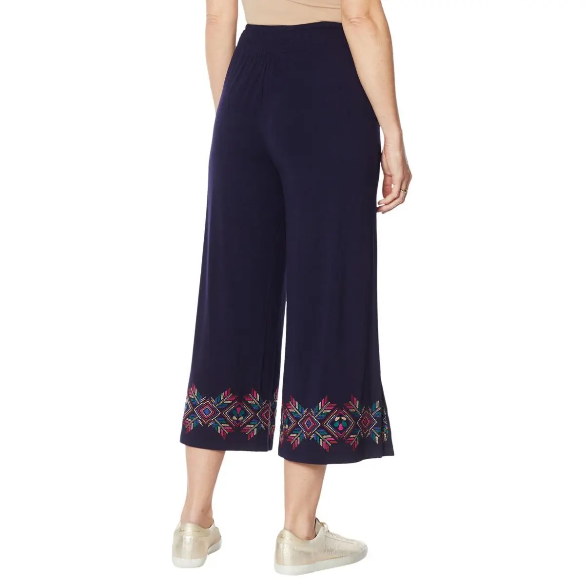 Democracy Embroidered Palazzo Pant 4 Democracy Embroidered Palazzo Pant - Image 2
