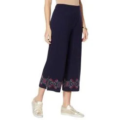 Democracy Embroidered Palazzo Pant
