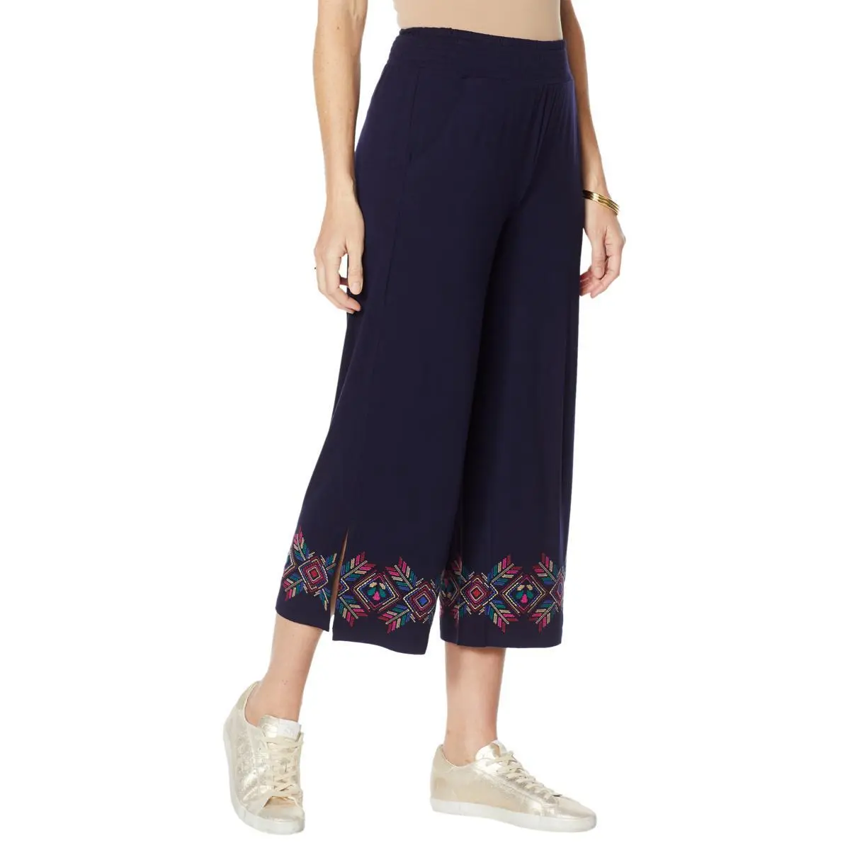 Democracy Embroidered Palazzo Pant 3 Democracy Embroidered Palazzo Pant