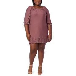 Democracy Scalloped Hem Square-Neck Dress -Dresses Shop democracy scalloped hem square neck dress d 20220318085604173786531 alt20