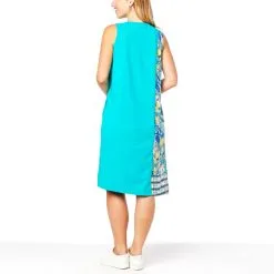 DG2 By Diane Gilman Asymmetric Combo Tank Dress -Dresses Shop dg2 by diane gilman asymmetric combo tank dress d 20220517130950633797449 alt1