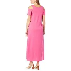 DG2 By Diane Gilman Cold Shoulder Maxi Dress -Dresses Shop dg2 by diane gilman cold shoulder maxi dress d 2022030408580206793662 alt1