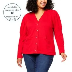 DG2 By Diane Gilman French Terry Puff Sleeve Cardigan Jacket 16 DG2 By Diane Gilman French Terry Puff Sleeve Cardigan Jacket -Dresses Shop dg2 by diane gilman french terry puff sleeve cardigan j d 20221220143551733819571 alt21