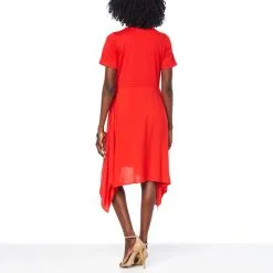 DG2 By Diane Gilman Sharkbite-Hem Combo Dress 6 DG2 By Diane Gilman Sharkbite-Hem Combo Dress -Dresses Shop dg2 by diane gilman sharkbite hem combo dress d 2022033109160394794584 alt1