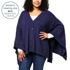 DG2 By Diane Gilman SoftEase Knit Poncho Sweater Cardigan -Dresses Shop dg2 by diane gilman softease knit poncho sweater cardig d 20221220143741503822597 alt21