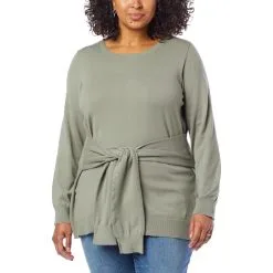 DG2 By Diane Gilman Tie-Front Fully Fashioned Sweater -Dresses Shop dg2 by diane gilman tie front fully fashioned sweater d 20211227084556847786211 alt20