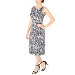 Donna Ricco Animal Print Sleeveless Sheath Dress -Dresses Shop donna ricco animal print sleeveless sheath dress d 20211005120338399334751w alt2