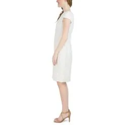 Donna Ricco Cap Sleeve Puff Jacquard Sheath Dress -Dresses Shop donna ricco cap sleeve puff jacquard sheath dress d 202206101537362220529078w alt1