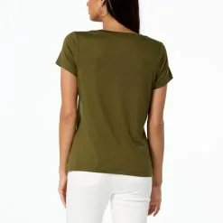 G By Giuliana 2-pack G-Knit V-Neck Tees -Dresses Shop g by giuliana 2 pack g knit v neck tees d 20230117154112263812398 alt1