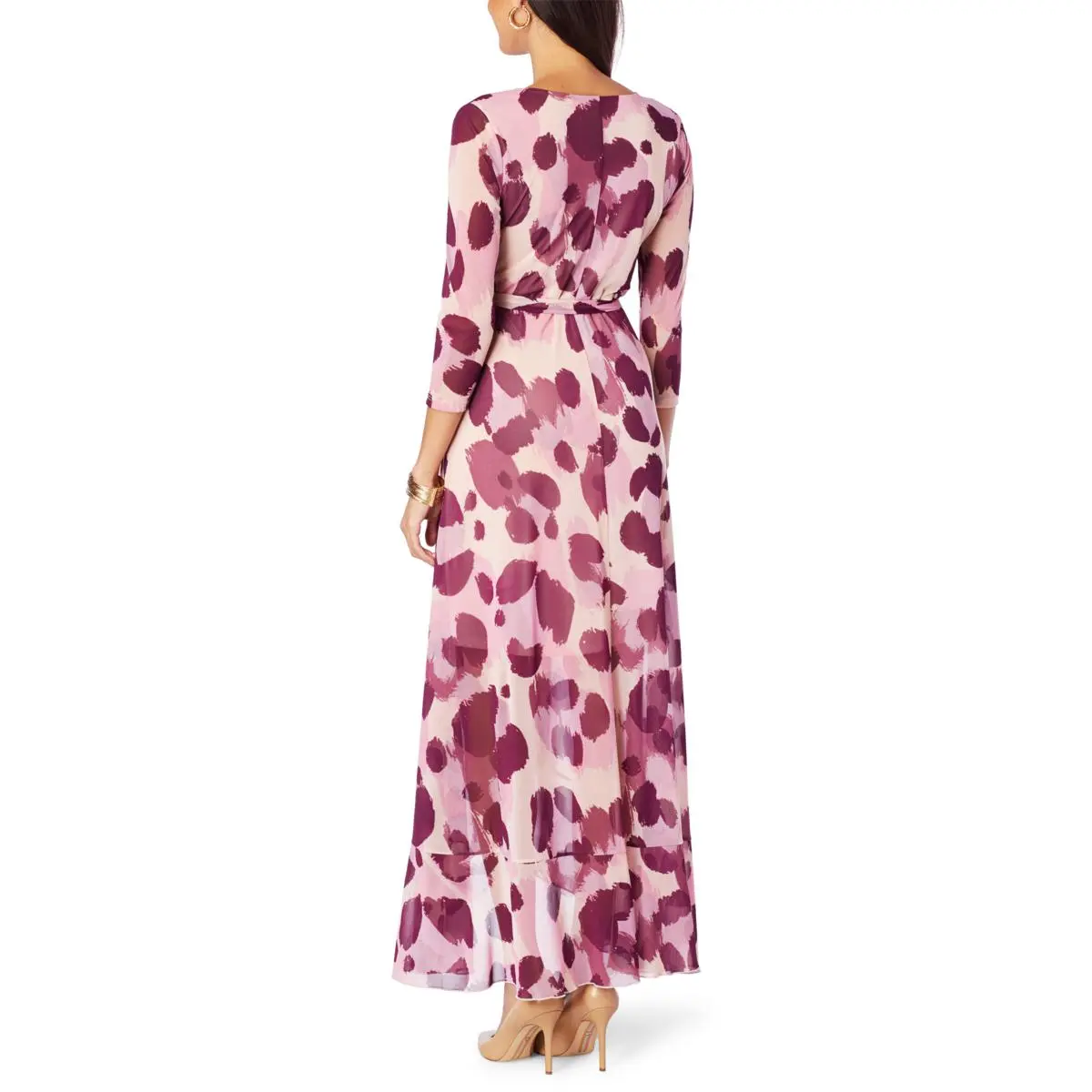 G By Giuliana Animal Print Tulip-Hem Mesh Knit Maxi Dress 4 G By Giuliana Animal Print Tulip-Hem Mesh Knit Maxi Dress - Image 2