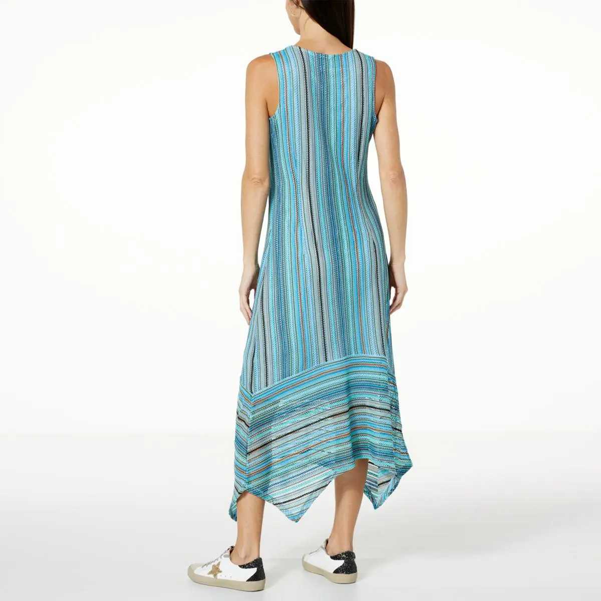 G By Giuliana Black Label Crochet Hanky Hem Midi Dress 4 G By Giuliana Black Label Crochet Hanky Hem Midi Dress - Image 2