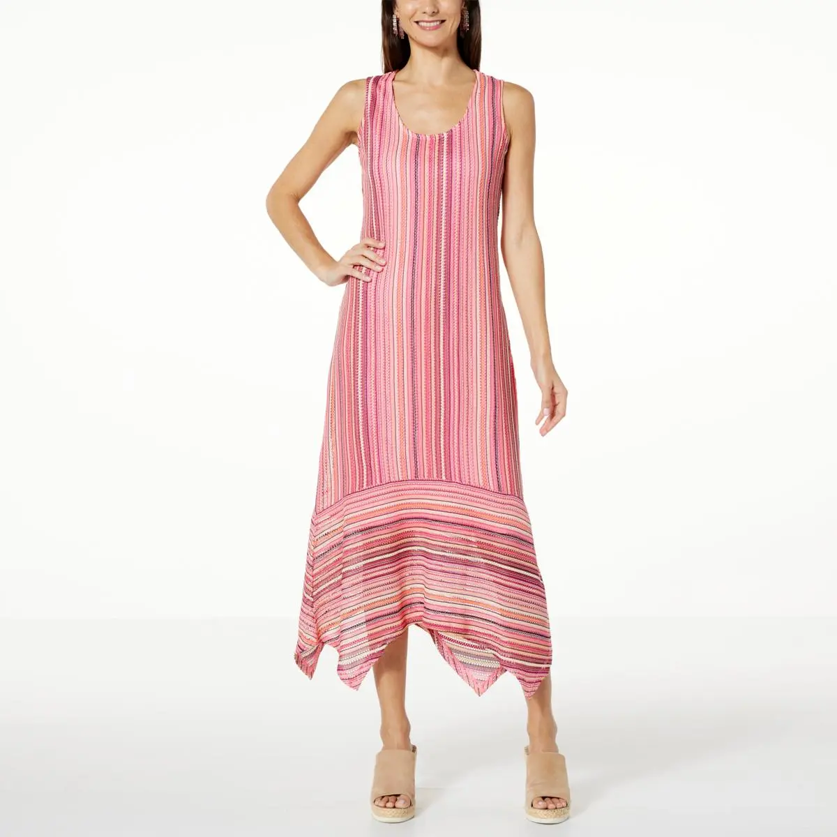 G By Giuliana Black Label Crochet Hanky Hem Midi Dress 3 G By Giuliana Black Label Crochet Hanky Hem Midi Dress