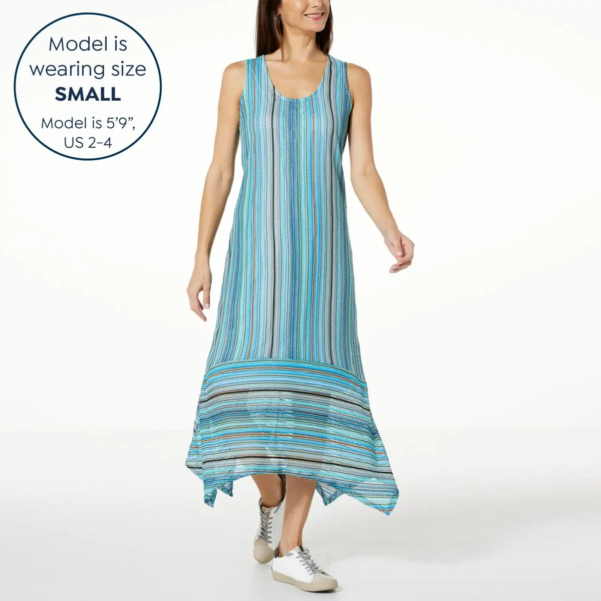 G By Giuliana Black Label Crochet Hanky Hem Midi Dress 6 G By Giuliana Black Label Crochet Hanky Hem Midi Dress - Image 4