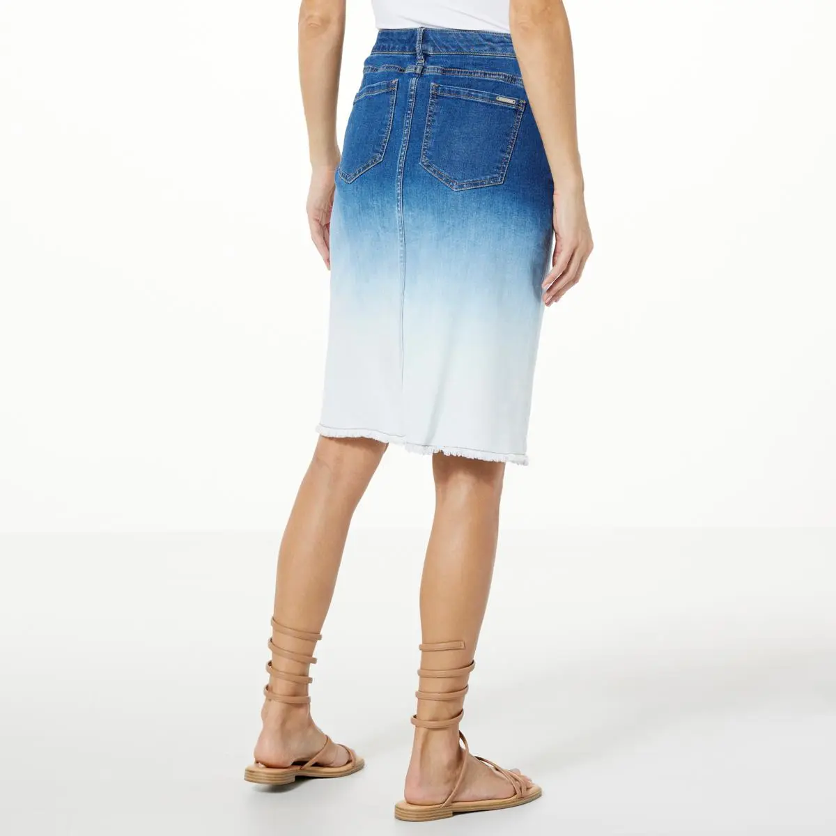 G By Giuliana Black Label EcoChic Dip Dye Denim Skirt 4 G By Giuliana Black Label EcoChic Dip Dye Denim Skirt - Image 2