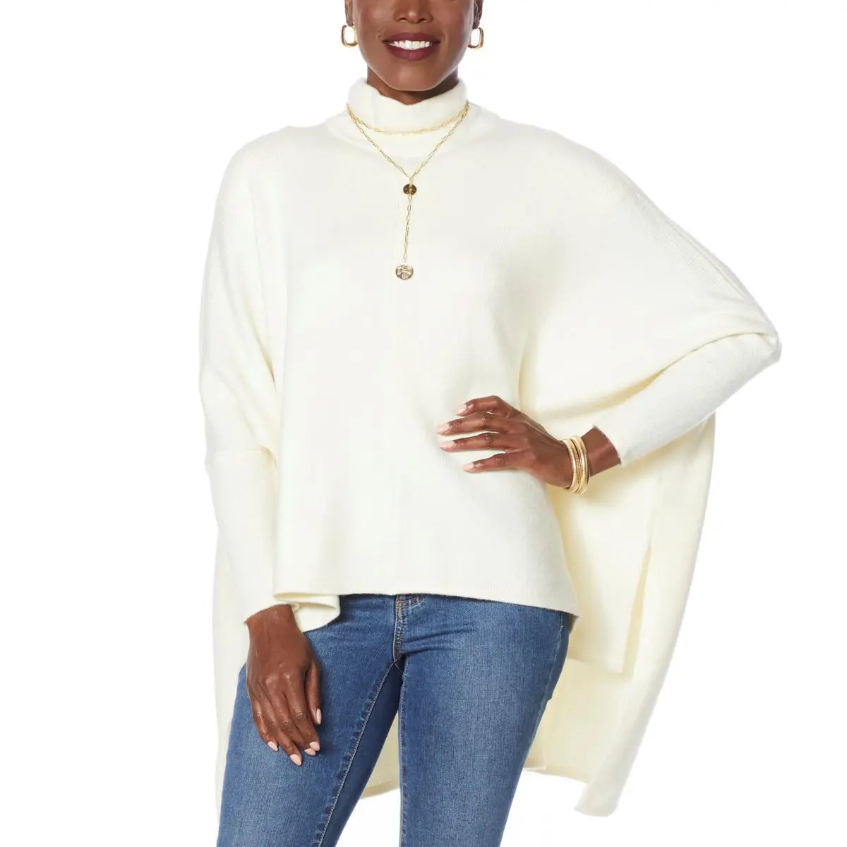 G By Giuliana Black Label Sweater Poncho 7 G By Giuliana Black Label Sweater Poncho - Image 5