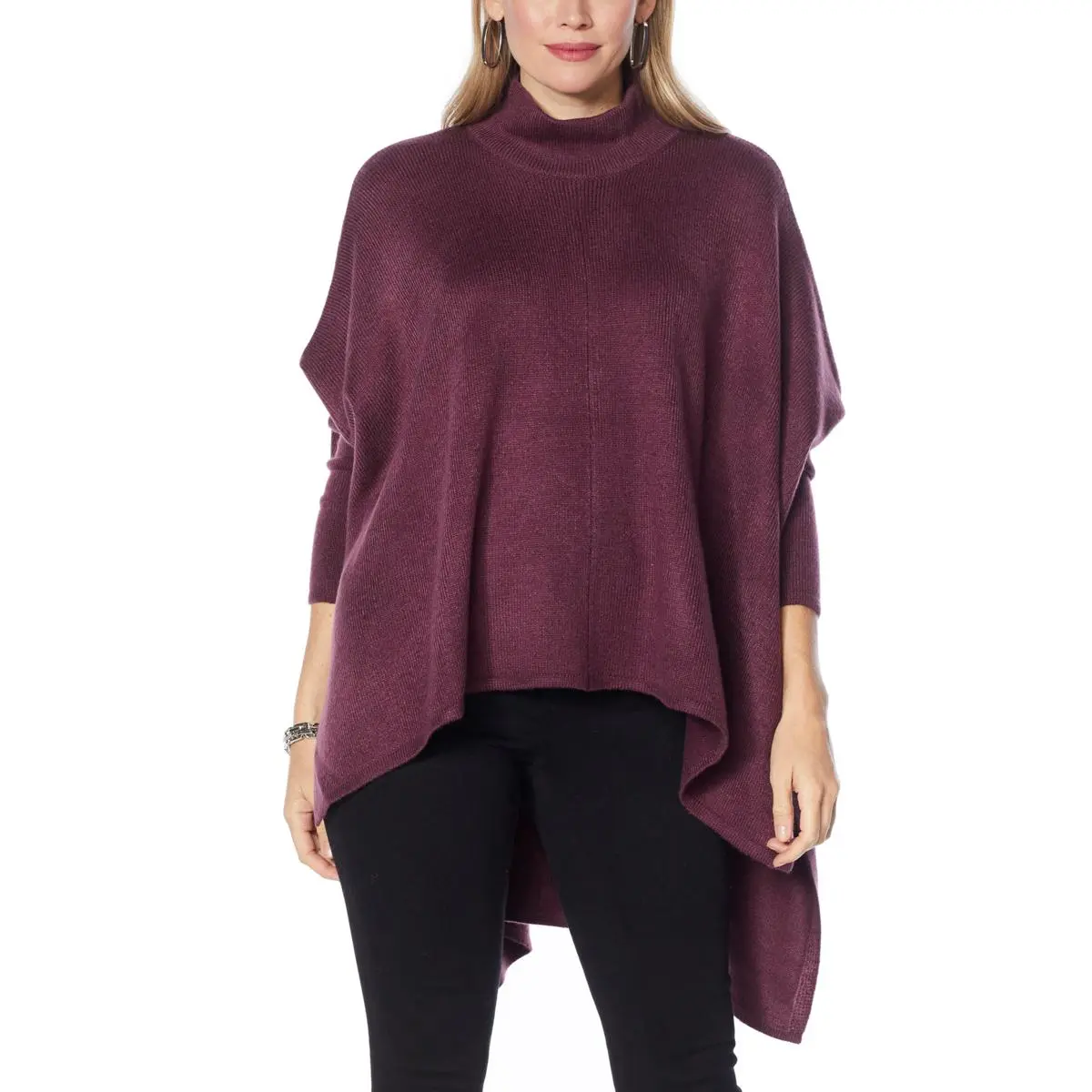 G By Giuliana Black Label Sweater Poncho 3 G By Giuliana Black Label Sweater Poncho