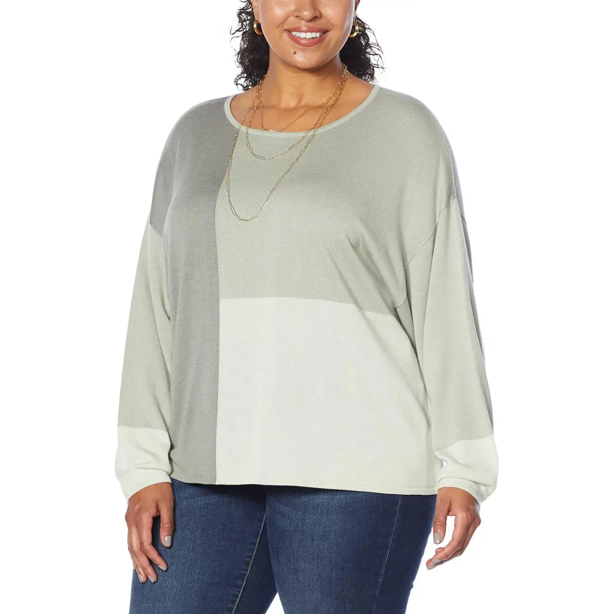 G By Giuliana Colorblocked Knit Sweater 5 G By Giuliana Colorblocked Knit Sweater - Image 3