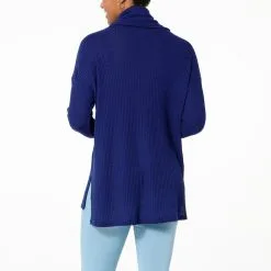 G By Giuliana Cowl-Neck Waffle Knit Poncho Tunic -Dresses Shop g by giuliana cowl neck waffle knit poncho tunic d 20230110114311067809374 alt1