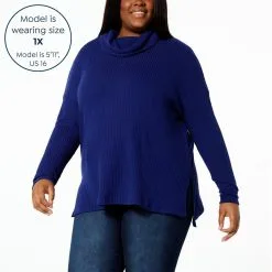 G By Giuliana Cowl-Neck Waffle Knit Poncho Tunic -Dresses Shop g by giuliana cowl neck waffle knit poncho tunic d 20230120130538153809374 alt21