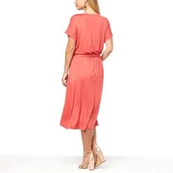 G By Giuliana EcoLuxe Knit Tulip-Hem T-Shirt Dress -Dresses Shop g by giuliana ecoluxe knit tulip hem t shirt dress d 20220614093553627793985 alt1