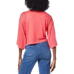 G By Giuliana Hacci Slub Knit Cropped Cardigan -Dresses Shop g by giuliana hacci slub knit cropped cardigan d 20220322091412217783232 alt1