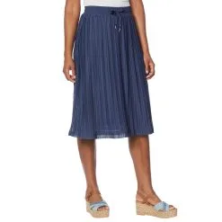 G By Giuliana LounGy 5-Mile Pleated Mesh Skirt